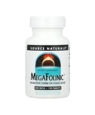 Source Naturals Folic acid 800 g 120 tablets