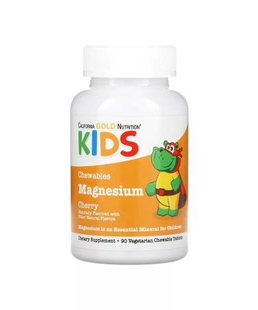 California Gold Nutrition Magnesium children's chewing 90 tablets