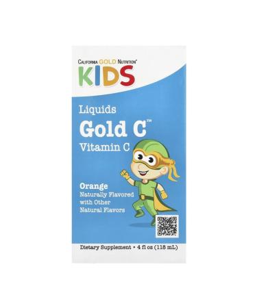 California Gold Nutrition Children's food supplement taste of orange 118 ml