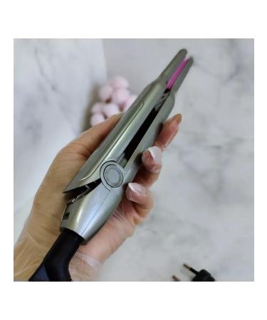 RadarCosmetic Mini hair iron and bangs gray pink plates - Buy Online on GoSupps.com
