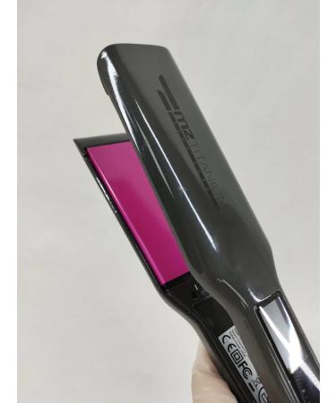 Mz Titanium Hair iron wide pink plates cosmos gloss - Buy Online on GoSupps.com