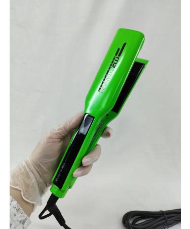 Mz Titanium Hair iron wide plates green