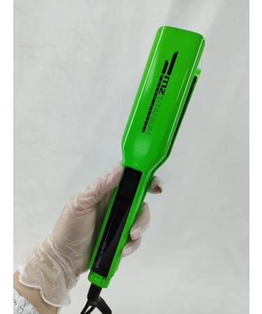 Mz Titanium Hair iron wide plates green - Buy Online on GoSupps.com
