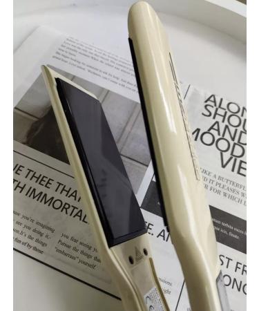 Mz Titanium Hair iron wide black plates milk glossy - Buy Online on GoSupps.com