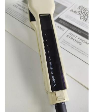 Mz Titanium Hair iron wide black plates milk glossy - Buy Online on GoSupps.com