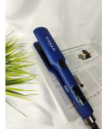 EVOQUE Wide plate iron New Generation Blue Blue