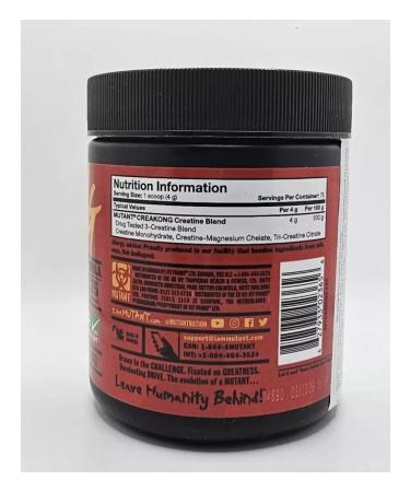 Mutant Creatine Creatine Creakong Creatine Complex 300 g - Buy Online on GoSupps.com