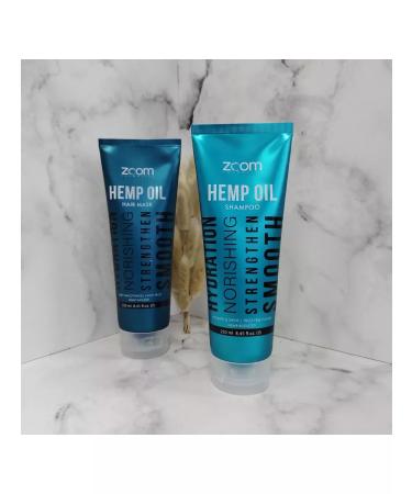 ZOOM Home departure Shampoo+Mask Hemp Oil - Buy Online on GoSupps.com