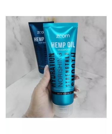 ZOOM Home departure Shampoo+Mask Hemp Oil - Buy Online on GoSupps.com