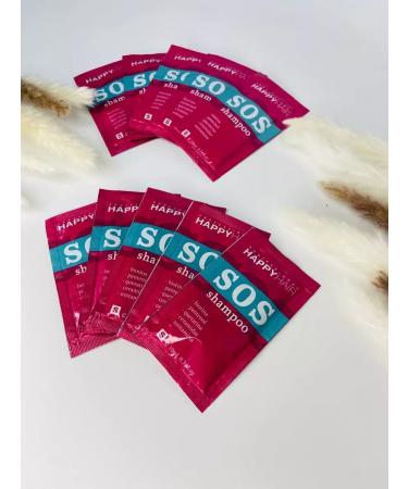 Happy Hair Set Sasha SOS Sulfate Sulfate shampoo 10pc x 10 ml