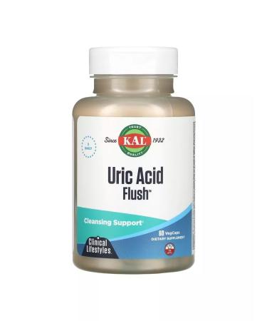 KAL URIC Acid Flush decrease in uric acid 60 weapons of capsules