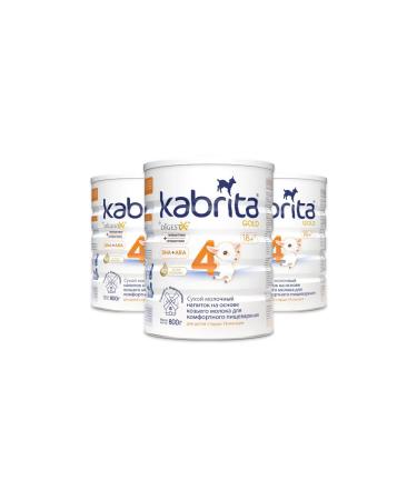 Kabrita Set 3x mixture 4 Golder than 18 months 800 g