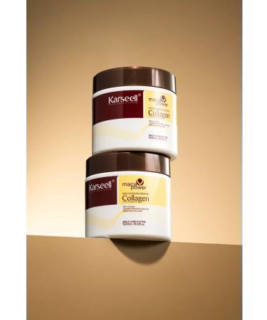 KARSEELL Hair masks with collagen 2 pieces of 500 ml - Buy Online on GoSupps.com