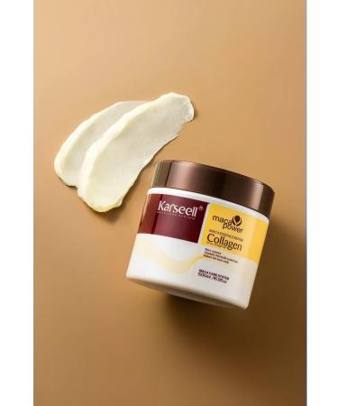 KARSEELL Hair masks with collagen 2 pieces of 500 ml - Buy Online on GoSupps.com