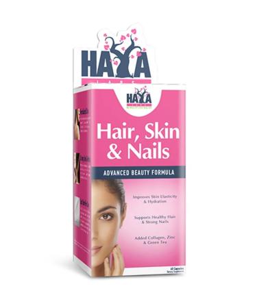 Haya Labs Hair Skin and Nails. 60 capsules - Buy Online on GoSupps.com