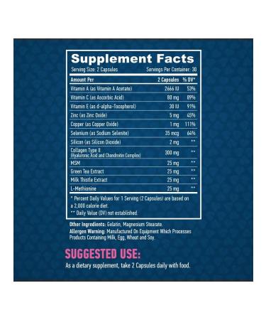 Haya Labs Hair Skin and Nails. 60 capsules - Buy Online on GoSupps.com