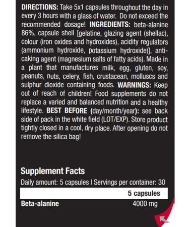 Scitec Nutrition Beta alanin beta alanine 150 caps - Buy Online on GoSupps.com