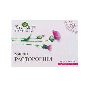 MIRROLLA Milk thistle oil complex with vitamin E 100kaps-2UP - Buy Online on GoSupps.com