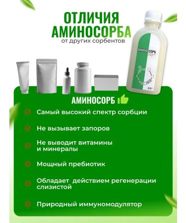 Innovative Health Technologies LLC Aminosorb sorbent for weight loss - Buy Online on GoSupps.com