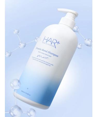HAIRPLUS Shampoo with proteins and hyaluronic acid Hair+ - Buy Online on GoSupps.com