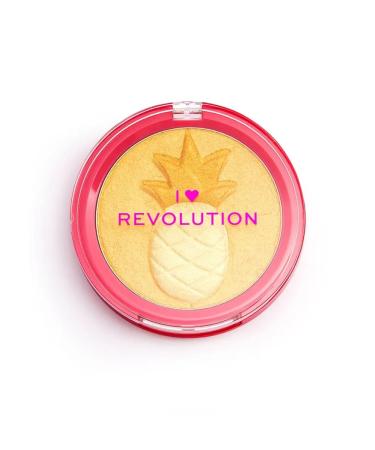 I Heart Revolution Highlighter for the face bright dry flickering crumbly