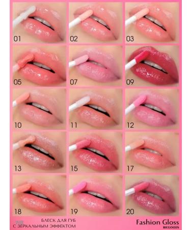 RELOUIS Fashion Gloss lip gloss with a mirror effect tone 17 - Buy Online on GoSupps.com