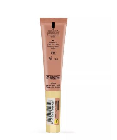 Deliplus Face blush creamy liquid shade 01 brown-pink - Buy Online on GoSupps.com