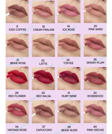 LUXVISAGE Lip gloss Pin-up ultra matt tone 21 - Buy Online on GoSupps.com