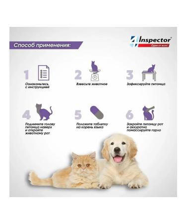 inspector Tablets from the ticks of the Blocks of worms Quadro 8-16 kg - Buy Online on GoSupps.com