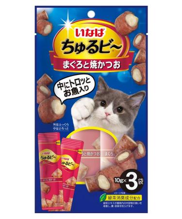 Inaba Baked pipe for cats Chuu Tuna Maguro and Katsuo 30g