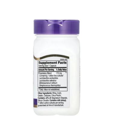 21st Century Acidophilus probiotics mixture 100 capsules - Buy Online on GoSupps.com