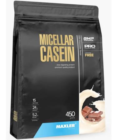 maxler Casein micellar without sugar 450 g milk chocolate - Buy Online on GoSupps.com