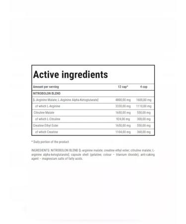 Trec Nutrition Nitrobolon Azot Oxide Prevention Complex - Buy Online on GoSupps.com