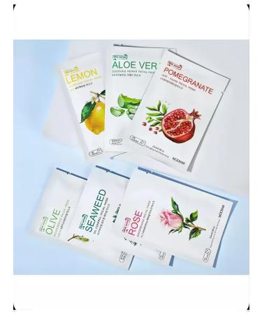 Mooyam Facial masks fabric set 6 pcs Korean - Buy Online on GoSupps.com