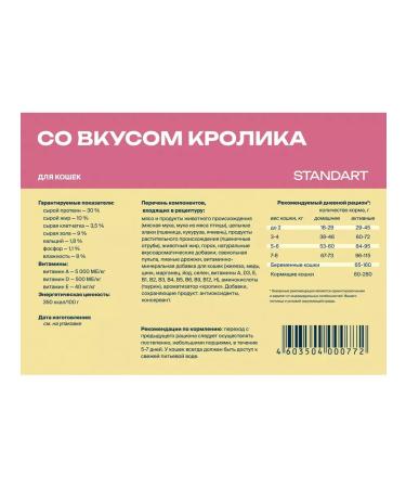 Profifeed Cat food with rabbit taste 10 kg - Buy Online on GoSupps.com