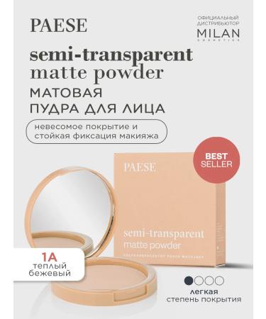 PAESE Facial powder matters fixing - light shade 1 a