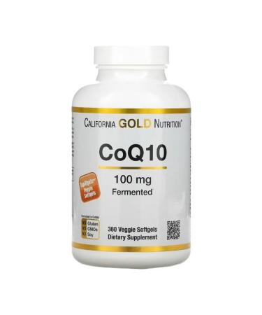 California Gold Nutrition CoQ10 Coenzyme Q10 100 Mg 360 Capsules - Buy Online on GoSupps.com