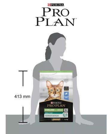 PRO PLAN Dry food for sterilized cats with a rabbit 3kg - Buy Online on GoSupps.com