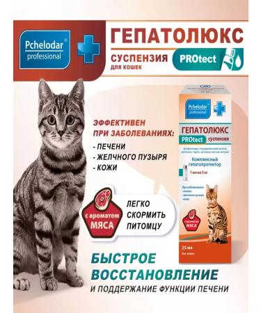 Beekeeper Hepatolux Protect for cats suspension 25 ml