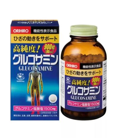 Orihiro Glucosamine and chondroitin 900 tablets - Buy Online on GoSupps.com