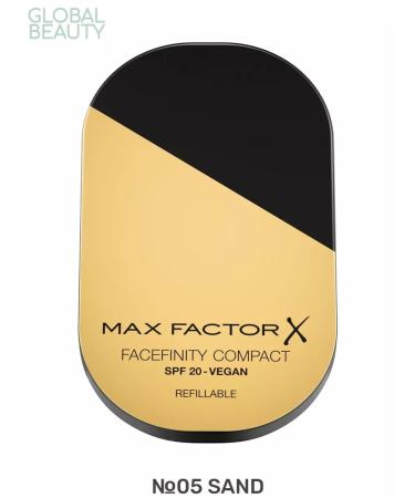 MAX FACTOR Compact powder Facefinity Compact Tone 05 Sand