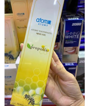 KOREAN GIRL Toothpaste with propolis 200 grams of atomi without fluorine - Buy Online on GoSupps.com