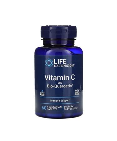 Life extension Vitamin C with biocvercetin Vitamin C Bio-Quercetin 60 Tab