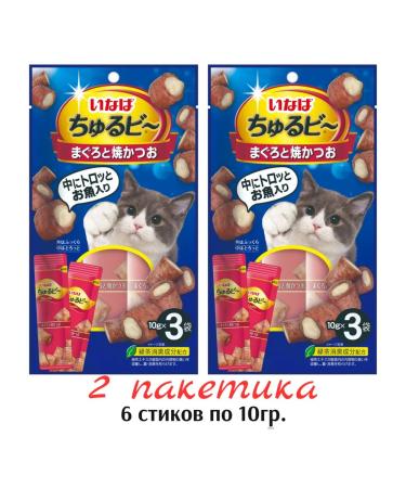 Inaba The treat baked pipe for cats 2 types of tuna 30gh2pcs