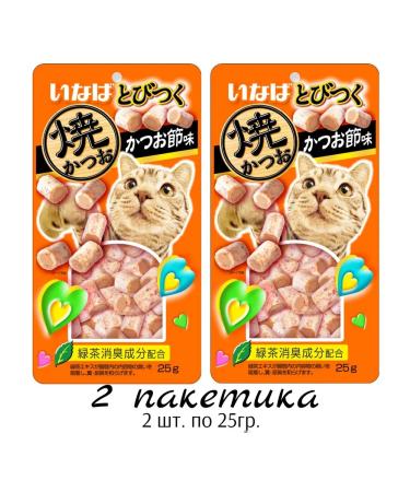 Inaba Cat treat for cats with a taste of katsuvushi