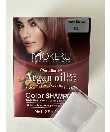 Mokeru Shampoo coloring with Argan brown 10 Sasha *25ml - Buy Online on GoSupps.com