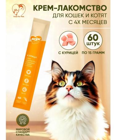 Mnyams Cat a cat with chicken 15 g * 60 pcs