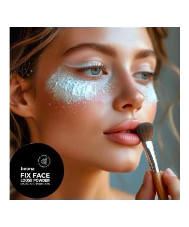 BEONA Face powder matting crumbly transparent white - Buy Online on GoSupps.com