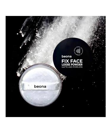 BEONA Face powder matting crumbly transparent white - Buy Online on GoSupps.com