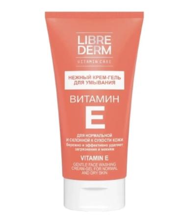 Libriderm Cream-gel for washing with vitamin E 150 ml 1pc
